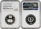 10 mark Germany - GDR 10 mark 1977, NGC PF68 UC, 375th Anniv. - Otto von Guericke -