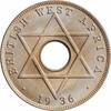 1/2 penny British West Africa 1/2 penny 1936, NGC MS65, King Edward VIII (01-12.1936) -