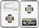 1 leu Romania 1 leu 1924 (BRUSS.), NGC MS64, King Ferdinand I (1914 - 1927) -