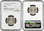2 lei Romania 2 lei 1924 (BRUSS.), NGC MS64, King Ferdinand I (1914 - 1927) -