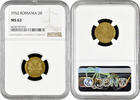 3 bani Romania 3 bani 1952, NGC MS63, Socialist Republic (1948 - 1989) -