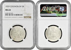 5 korun Czechoslovakia 5 korun 1929, NGC MS63, First Republic (1919 - 1938) -
