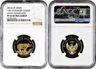 200000 rupiah Indonesia 200000 rupiah 1987, NGC PF63 UC, Wildlife - Javan Rhinoceros Gold -