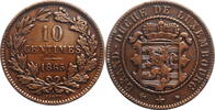 10 centimes Luxembourg 10 centimes 1865 A, XF, Grand Duke William III (1849 - 1890) -