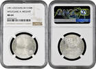 100 korun Czechoslovakia 100 korun 1991, NGC MS64, 200th Anniversary - Death of Wolfgang A. Mozart -