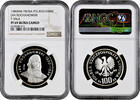 100 zlotych Poland 100 zlotych 1980, NGC PF69 UC PROBA, Jan Kochanowski Top Pop -