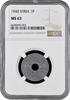 1 piastre Syria 1 piastre 1940, NGC MS63, French protectorate (1921 - 1945) -