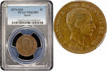 5 centimos Spain 5 centimos 1879 OM, PCGS MS63 BN, King Alfonso XII (1874 - 1885) -