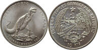 10 kip Laos 10 kip 1993, UNC, Prehistoric Animals – Tyrannosaurus Rex -