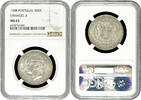 500 reis Portugal 500 reis 1908, NGC MS63, King Manuel II (1908 - 1910) -