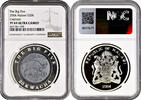 20 kwacha Malawi 20 kwacha 2004, NGC PF69 UC, The Big Five - Elephant Top Pop 1/0 -