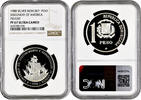 1 peso Dominican Republic 1 peso 1988, NGC PF67 UC PIEDFORT, Discovery of America -