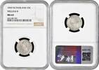 25 cents Netherlands 25 cents 1849, NGC MS63, King William II (1840 - 1849) -