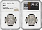 5 korun Czechoslovakia 5 korun 1926, NGC MS63, First Republic (1919-1938) Top Pop 4/0 -