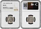 20 centavos Angola 20 centavos 1921, NGC MS64, Portuguese colony (1921 - 1974) -