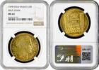 20 francs France 20 francs 1929, NGC MS63 ESSAI, Third Republic (1870 - 1941) MAZ-2554A -