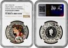 1 dollar Niue 1 dollar 2011, NGC PF69 UC, Zodiac Mucha Paintings - Sagittarius -