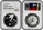1 dollar Niue 1 dollar 2015, NGC PF70 UC, Galaxy - NGC 1232, Colorized Top Pop -
