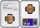 10 reis Portugal 10 reis 1892, NGC MS65 RD, King Carlos I (1889 - 1908) Top Pop 3/0 -