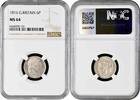 6 pence Great Britain 6 pence 1816, NGC MS64, King George III (1760 - 1820) -