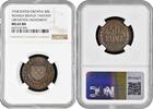 50 kune Croatia 50 kune 1934, NGC MS63 BN, Munich BRONZE PROBE, Liberation Movement Top Pop -