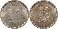 50 senti Estonia 50 senti 1936, UNC, 1st Republic (Kroon) (1928 - 1940) -