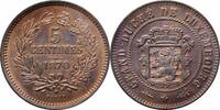 5 centimes Luxembourg 5 centimes 1870, UNC, Duke William III (1849 - 1890) -