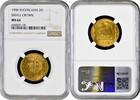 2 dinara Yugoslavia 2 dinara 1938, NGC MS64 SMALL CROWN, King Peter II (1934 - 1945) -