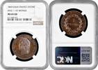 10 centimes France 10 centimes 1840, NGC MS65 RB ESSAI, Louis Philippe I (1830 - 1848) Top -