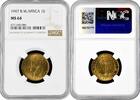 1 shilling British West Africa 1 shilling 1947, NGC MS64, George VI (1937 - 1952) Pop 2/1 -