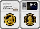 5 pound St. Helena 5 pound 2020, NGC PF70 UC, Una and the Lion Top pop 1oz gold coin -