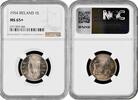 1 shilling Ireland 1 shilling 1954, NGC MS65+, Republic of Ireland (Éire) (1939 - 1969) -