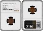 5 centavos Colombia 5 centavos 1901, NGC MS62, Leprosarium Coinage (1901 - 1928) -