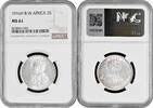 2 shillings British West Africa 2 shillings 1916 H, NGC MS61, King George V (1910 - 1936) -