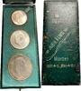 5 mark Bavaria 2, 3, 5 mark set 1911, UNC, Anniver. - Birth of Prince Regent Luitpold -