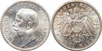 2 mark Lippe-Detmold 2 mark 1906, UNC, Prince Leopold IV (1905 - 1918) silver coin -