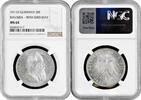3 mark Bavaria 3 mark 1911 D, NGC MS64, 90th Anniv. - Birth of Prince Regent Luitpold -