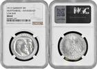 3 mark Wurttemberg 3 mark 1911 F, NGC MS63, Silver Wedding of William II & Charlotte -
