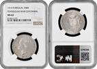 500 reis Portugal 500 reis 1910, NGC MS62, Peninsular War Centennial silver coin -