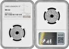 1 piastre Lebanon 1 piastre 1940, NGC MS62, French protectorate (1924 - 1941) -