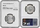 2 francs Switzerland 2 francs 1921 B, NGC MS64, Confoederatio Helvetica (1917 - 1967) -