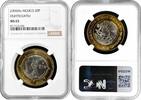 20 pesos Mexico 20 pesos 2000 Mo, NGC MS65, Xiuhtecuhtli - Lord of Fire -