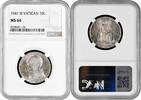 10 lire 1941  Vatican City   1941, NGC MS64,  Pope Pius XII (1939 - 1958)  Vatican City   1941, NGC MS64,  Pope Pius XII (1939 - 1958) 