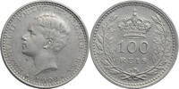 100 reis Portugal 100 reis 1909, AU, King Manuel II (1908 - 1910) -