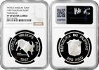 200 piso Philippines 200 piso 1987, NGC PF69 UC, World Wildlife Fund - Tamaraw silver -