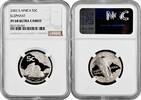 5 cents South Africa 5 cents 2002, NGC PF68 UC, Elephant - Strength of Africa silver -