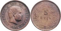 5 reis Portugal 5 reis 1904, XF, King Carlos I (1889 - 1908) -