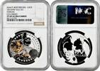 1 dollar Niue 1 dollar 2014, NGC PF69 UC, Man's Best Friends - Persian Cat colored coin -