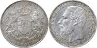 5 francs Congo Free State 5 francs 1891, UNC-AU, King Leopold II (1865 - 1908) -