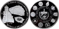 10 pesos Cuba 10 pesos 2005, PROOF, Ibero-America - Muralla de la Habana silver coin -